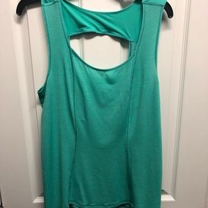 Lululemon greenish/blue open back tank top